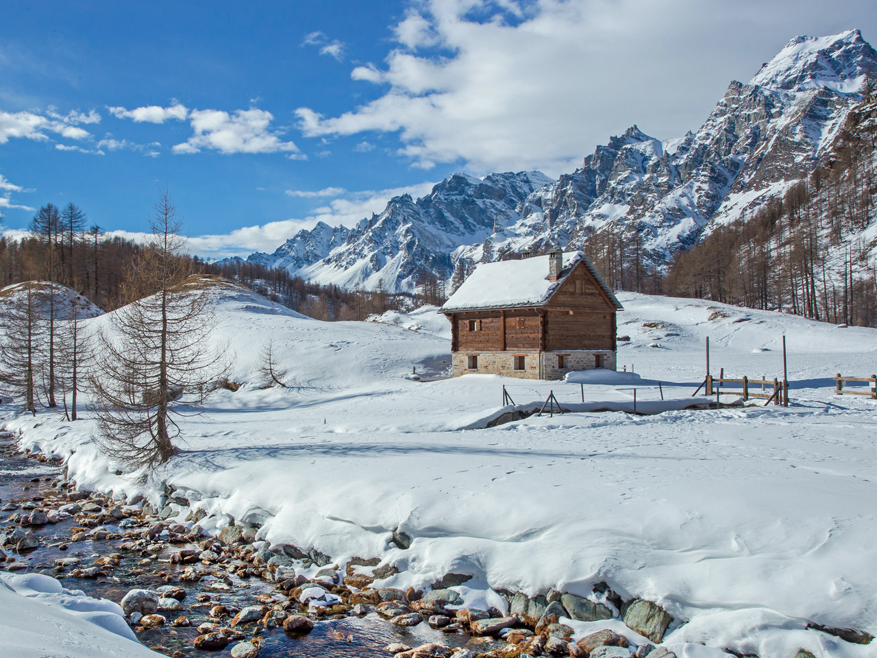 Piemontesische Schneeschuh­wanderung auf Crampiolo