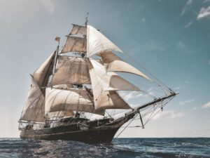 Atinkana - Kaffee per Segelschiff transportieren