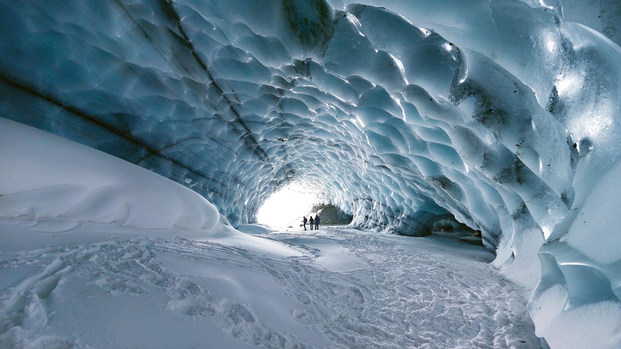 Gletschertor, Wallenburfirn, Voralp - Urner Alpen. Foto: Kurt Baumann